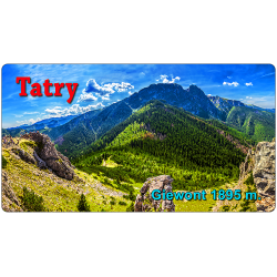 Magnes 98x53 mm Tatry - Giewont 1895 m.